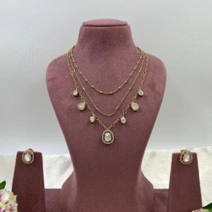 Fiona Delicate Golden Necklace Set