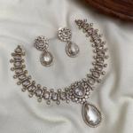 Misha Sparkling Diamond CZ Necklace Set